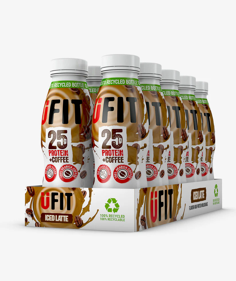 UFIT 25g High Protein Shake Drink, 10 x 330ML Carton - Promotes a Lean Body (NutriGrade B)