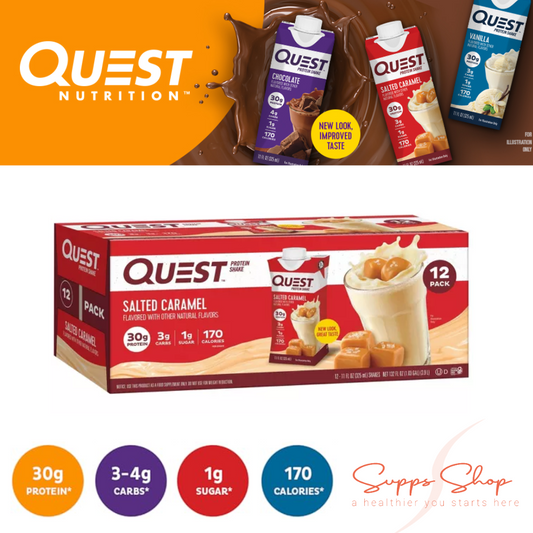 Quest Nutrition Ready To Drink Protein Shake RTD (325ml x 12 per Carton)