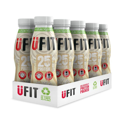 UFIT 25g High Protein Shake Drink, 10 x 330ML Carton - Promotes a Lean Body (NutriGrade B)